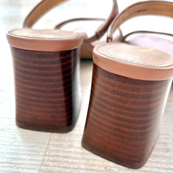 & Other Stories Tan Heeled Sandals - Picture 7 of 8